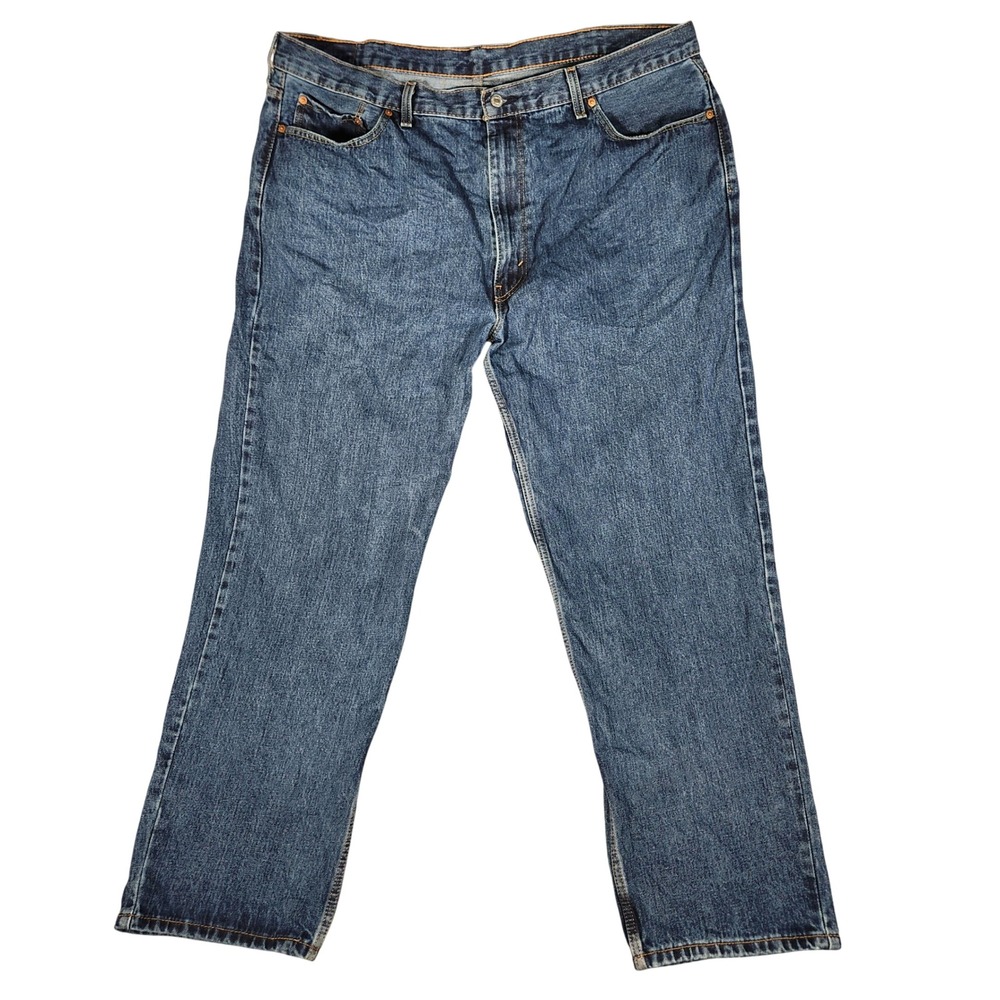 Levi's 550 Relaxed Fit Jeans Mens 46x32 Blue Excellent Medium Wash Denim